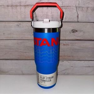 Stanley 30oz Flip Straw Tumbler - Azure Reverb - NWT Summer 2024 Limited Ed. 🌈